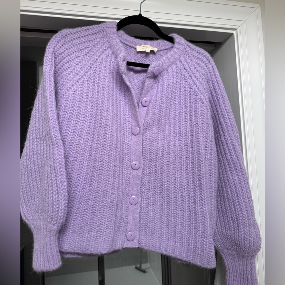 Sezane Emile Cardigan Wisteria - Size S